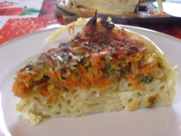Rezept: Makkaroni-Gemüse-Kuchen Makkaroni-Gemüse-Kuchen - Rezept