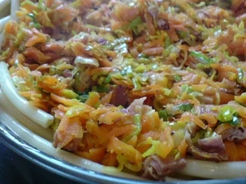 Rezept: Makkaroni-Gemüse-Kuchen Makkaroni-Gemüse-Kuchen - Rezept