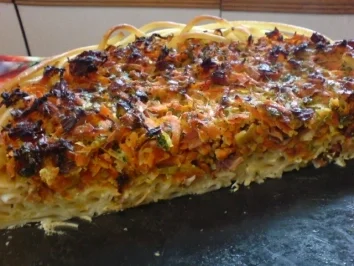 Rezept: Makkaroni-Gemüse-Kuchen Makkaroni-Gemüse-Kuchen - Rezept