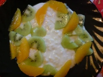 Milchreis mit Früchten - Rezept