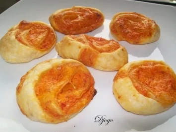 Ajvar Schnecken - Rezept