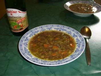 Linsensuppe nach Else Klings Rezept - Rezept