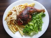 Rezept: Gekräuterte Hähnchenschenkel Gekräuterte Hähnchenschenkel - Rezept