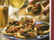 Spanische Spinat-Tomaten Pizza - Rezept