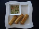 Frühlingsrollen mit Chilisauce - Rezept