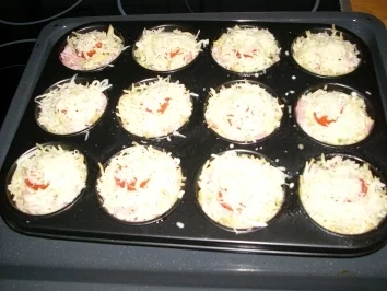 Spaghetti- Muffins - Rezept