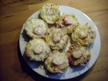 Spaghetti- Muffins - Rezept