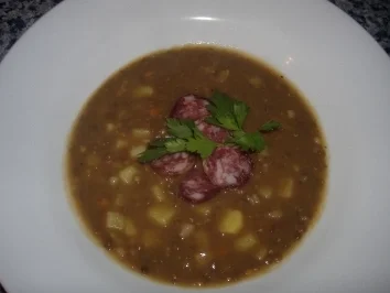 Spanischer Linsentopf - Rezept