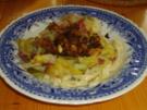 Nudeln mit Lauchgemüse - Rezept