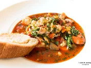 Rezept: Zuppa di Pesce-Fischsuppe mit Garnelen Bild Nr. 2 Zuppa di Pesce-Fischsuppe mit Garnelen - Rezept - Bild Nr. 2