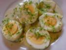 Sahniges Eier-Ragout mit Schnittlauch - Rezept