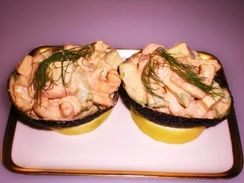 Rezept: VORSPEISE: Avocado-Krabben-Cocktail VORSPEISE: Avocado-Krabben-Cocktail - Rezept