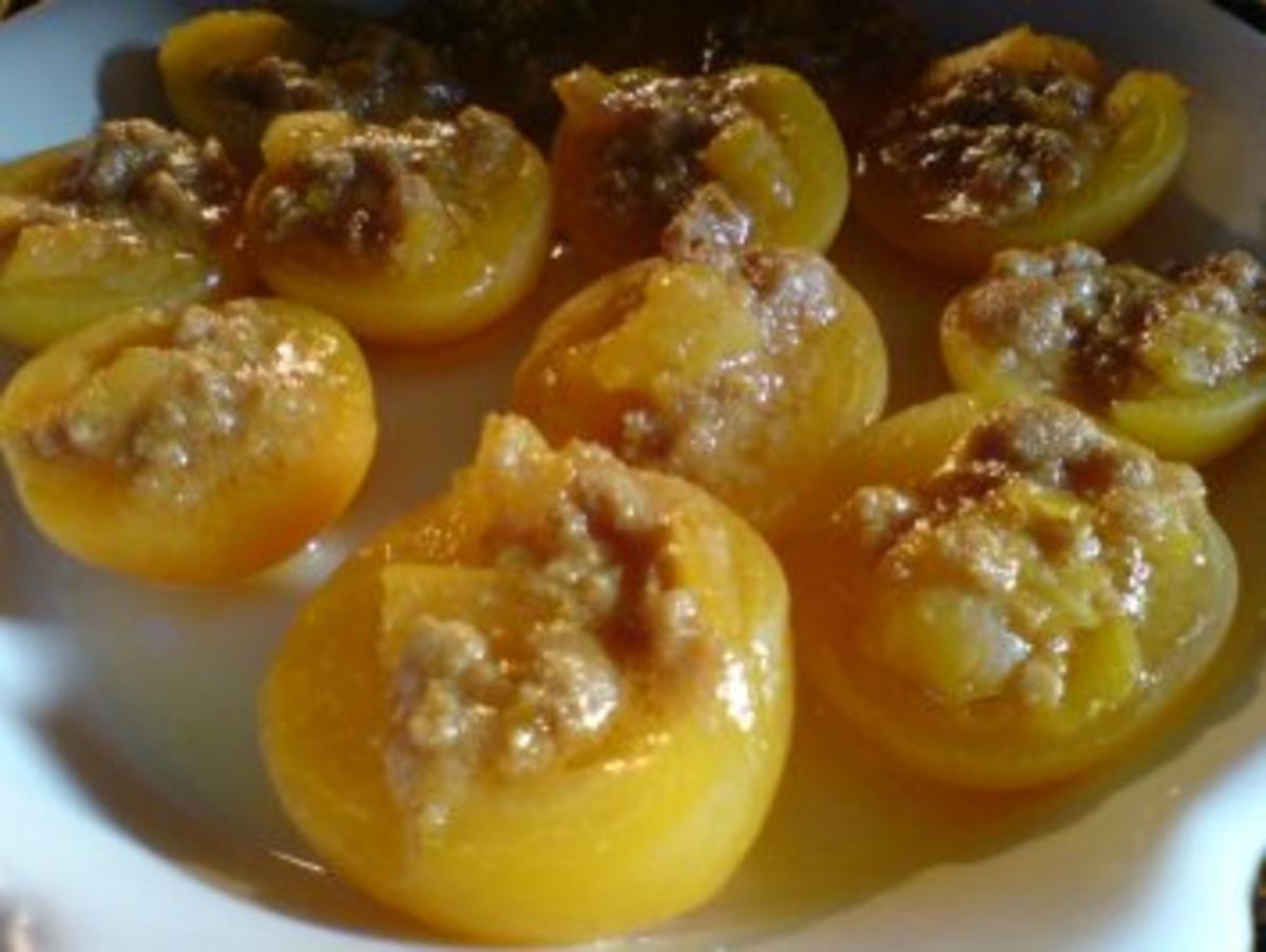 Pfirsiche mit Amaretti-Füllung - Rezept - Bild Nr. 10