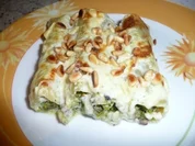 Canneloni mit Broccoli und Pilzen - Rezept