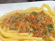 Rezept: Bucatini mit Paprika all´Amatriciana Bucatini mit Paprika all´Amatriciana - Rezept