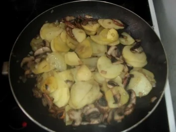 Champignontortilla - Rezept