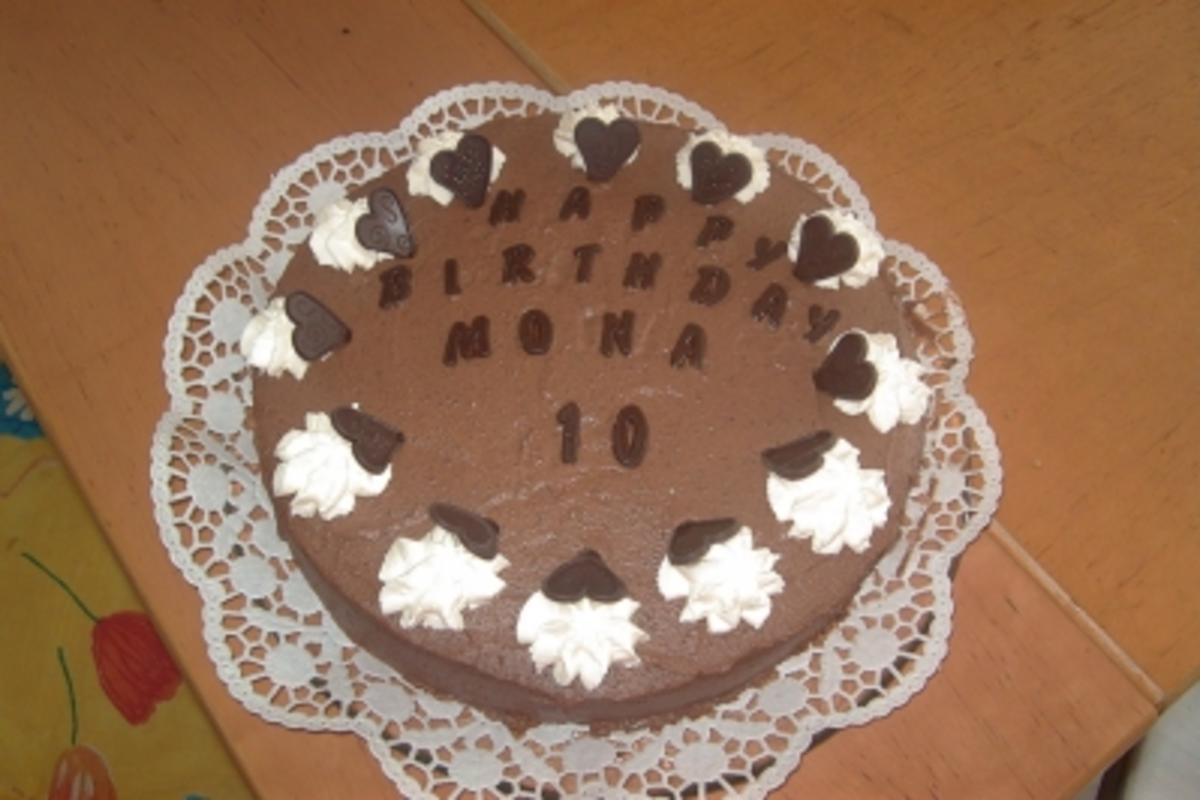 Schnelle Schokoladen-Sahne-Torte - Rezept