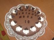 Schnelle Schokoladen-Sahne-Torte - Rezept