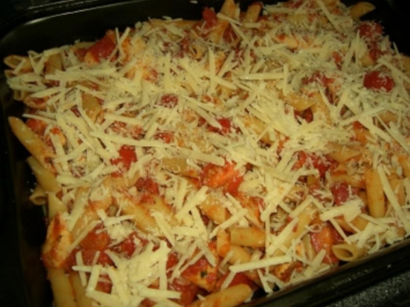 Hähnchen Nudel Auflauf - einfach - 144 kcal/100g