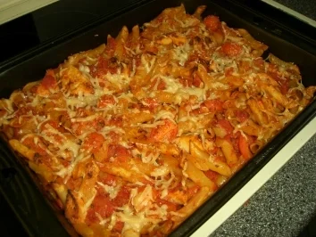 Hähnchen-Nudel-Auflauf - Rezept