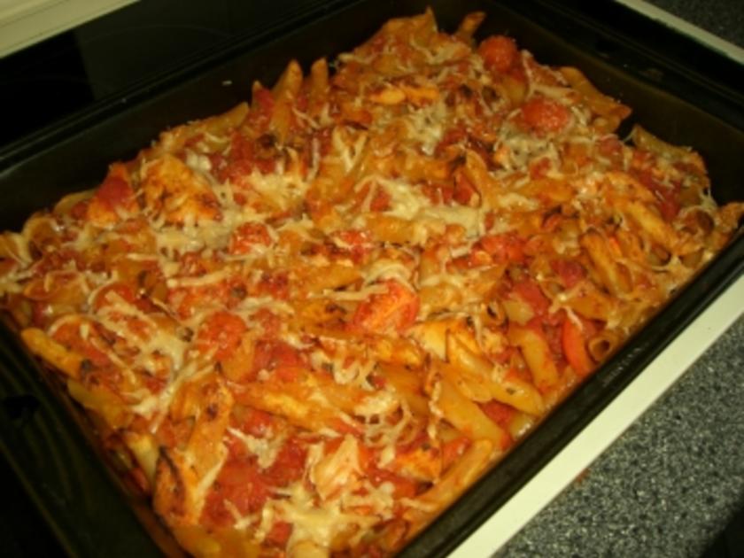 Hähnchen Nudel Auflauf - einfach - 144 kcal/100g