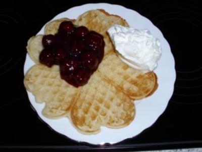 Kuchen - Das beste Waffelrezept die Hälfte - Rezept