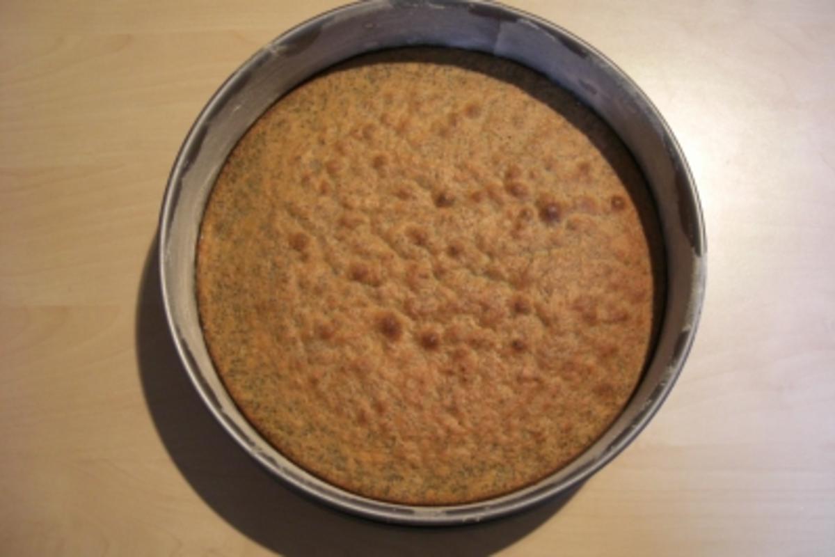 Mohn-Aprikosen-Sahne-Torte  *Backwaren - Rezept
