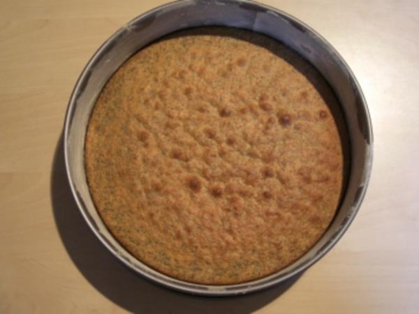Mohn Aprikosen Sahne Torte *Backwaren - einfach - 295 kcal/100g