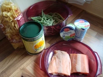 Rezept: *danes Spezial - Lachs-Fettucine á la Alexandra Bild Nr. 2 *danes Spezial - Lachs-Fettucine á la Alexandra - Rezept - Bild Nr. 2