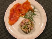 Matjestatar mit gebeiztem Lachs - Rezept