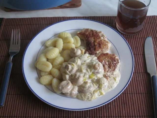 Überbackene Schnitzel in Sahne-Lauchsoße - Rezept - Bild Nr. 2