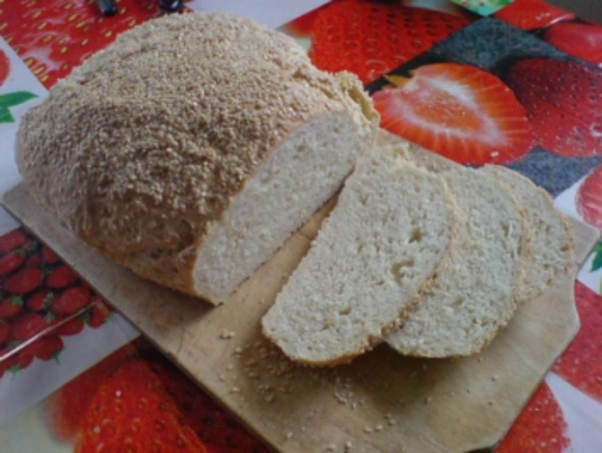 Buttermilch-Sesam-Brot - Rezept