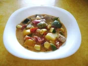 Schnitzeltopf mit Paprika und Zucchini - Rezept