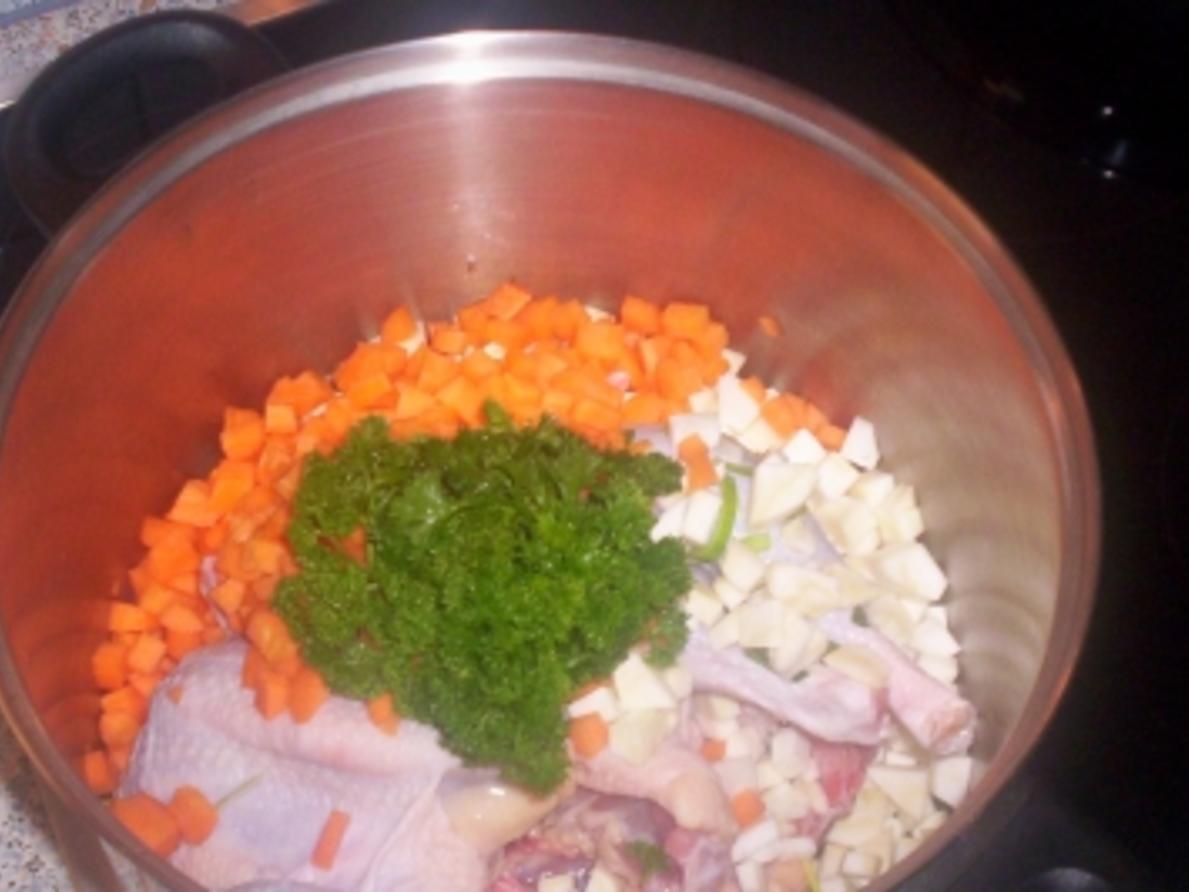 Hühnersuppentopf - einfach - 65 kcal/100g