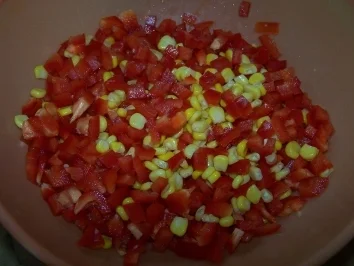 Rezept: Scharfer Reisauflauf Bild Nr. 2 Scharfer Reisauflauf - Rezept - Bild Nr. 2