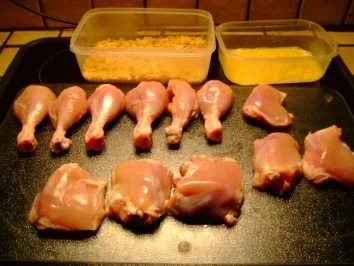 Geflügel: Chili Cornflakes Keulchen - Rezept - Bild Nr. 8