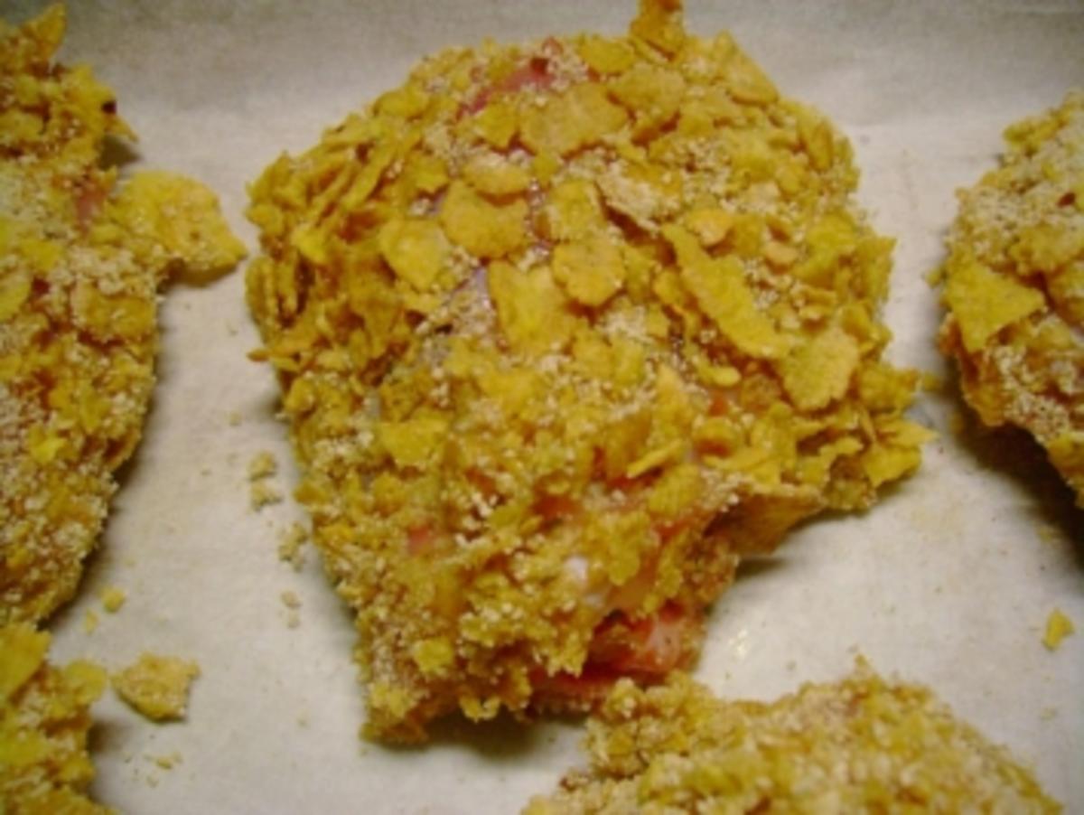 Geflügel: Chili Cornflakes Keulchen - Rezept - Bild Nr. 6