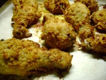 Geflügel: Chili Cornflakes Keulchen - Rezept - Bild Nr. 5