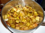 Eingemachte Wassermelonenrinde - Rezept