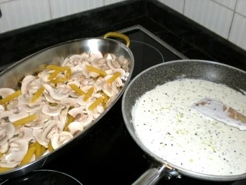 GRATIN: Nudel-Champignon-Gratin - Rezept - Bild Nr. 3