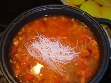 Glasnudelsuppe - Rezept