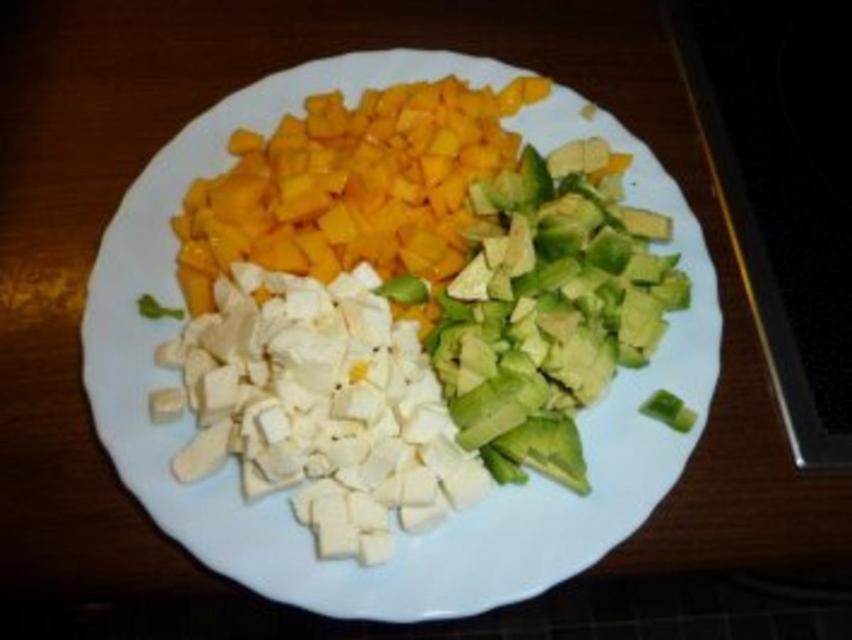 Avocado-Mozzarella-Mango-Salat - Rezept - Bild Nr. 2