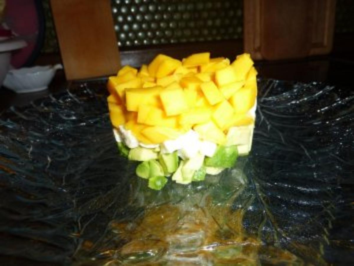 Avocado-Mozzarella-Mango-Salat - Rezept - Bild Nr. 5