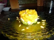 Avocado-Mozzarella-Mango-Salat - Rezept