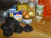 Chili Thunfischsahnesoße mit schwarzen Oliven… - Rezept