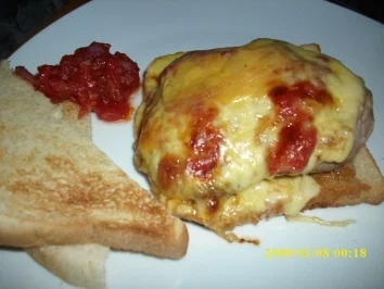 überbackene Schnitzel italien Style - Rezept