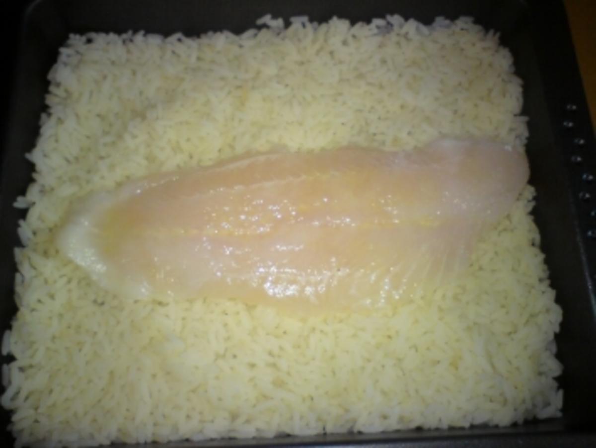 Rotbarschfilet mit Reis - Rezept - Bild Nr. 3