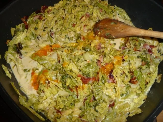 Wirsing mit Schnittlauchsahne - Rezept - Bild Nr. 4