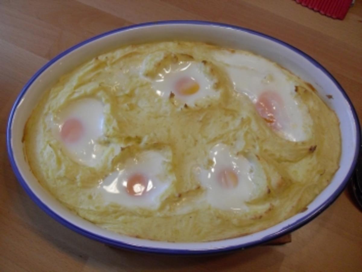 Versteckte Eier in Kartoffelbrei - Rezept