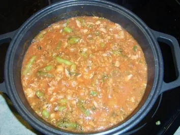 Rezept: Thunfisch-Bohnen-Tomatensauce Thunfisch-Bohnen-Tomatensauce - Rezept